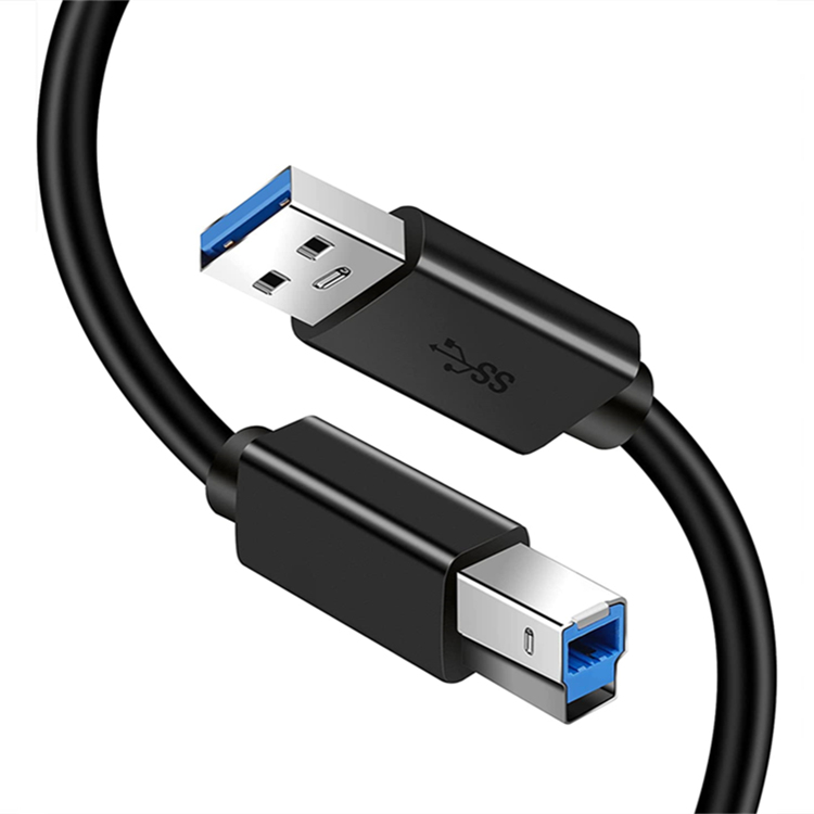 KUYiA USB3.0 Printer Cable 1.8M, USB 3.0 A Male to B Male Super Speed 5Gbps Scanner Cord