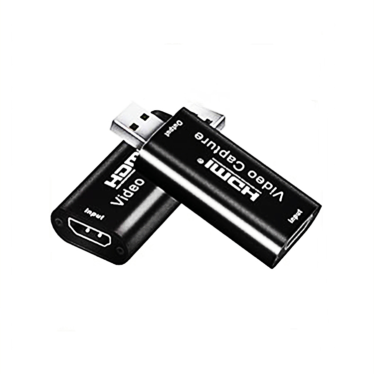 KUYIA HDMI Video Capture, Audio Video Capture Cards HDMI to USB 2.0, 1080P&30hz Record Black